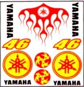 Комплект светоотражающих наклеек Ямаха PJT-071-01 11 шт
